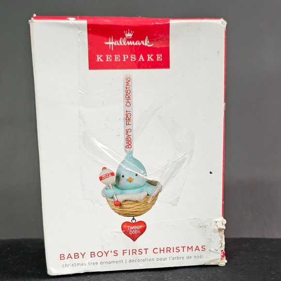 Hallmark Keepsake - Baby Boy's First Christmas - 2022 **NEW in Box** - Picture 1 of 3